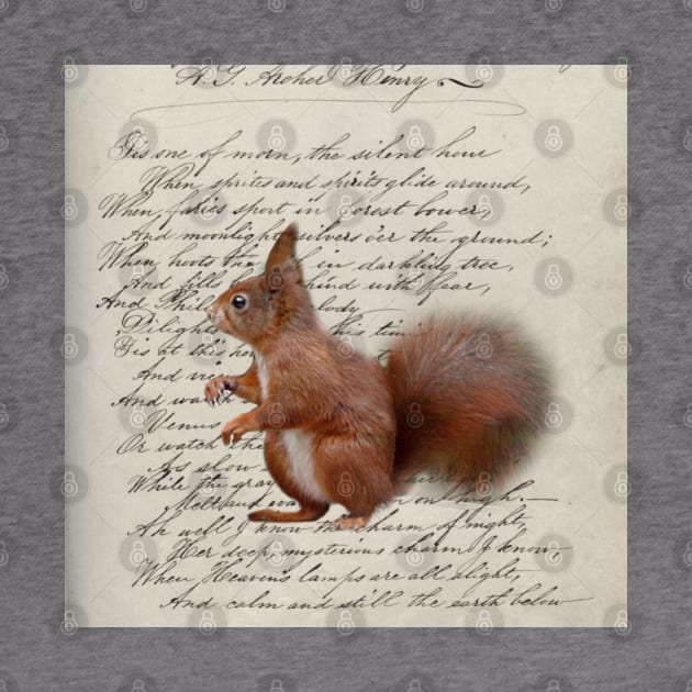 dark academia autumn fall fairytale scripts woodland animal squirrel by Tina